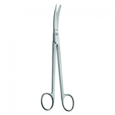 Zep-Type Atraumatic Hysterectomy Forceps, Straight Handle, Strong Curve, 8" (21.0 Cm)